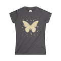 Butterfly Floral Tee — Women's Sparkle Daisy Butterfly T-Shirt