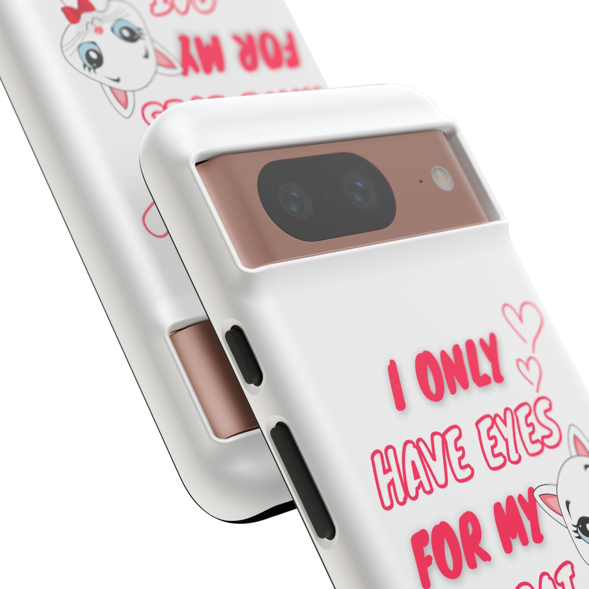 I Only Have Eyes For My Cat phone case | Cat Lover Phone Case