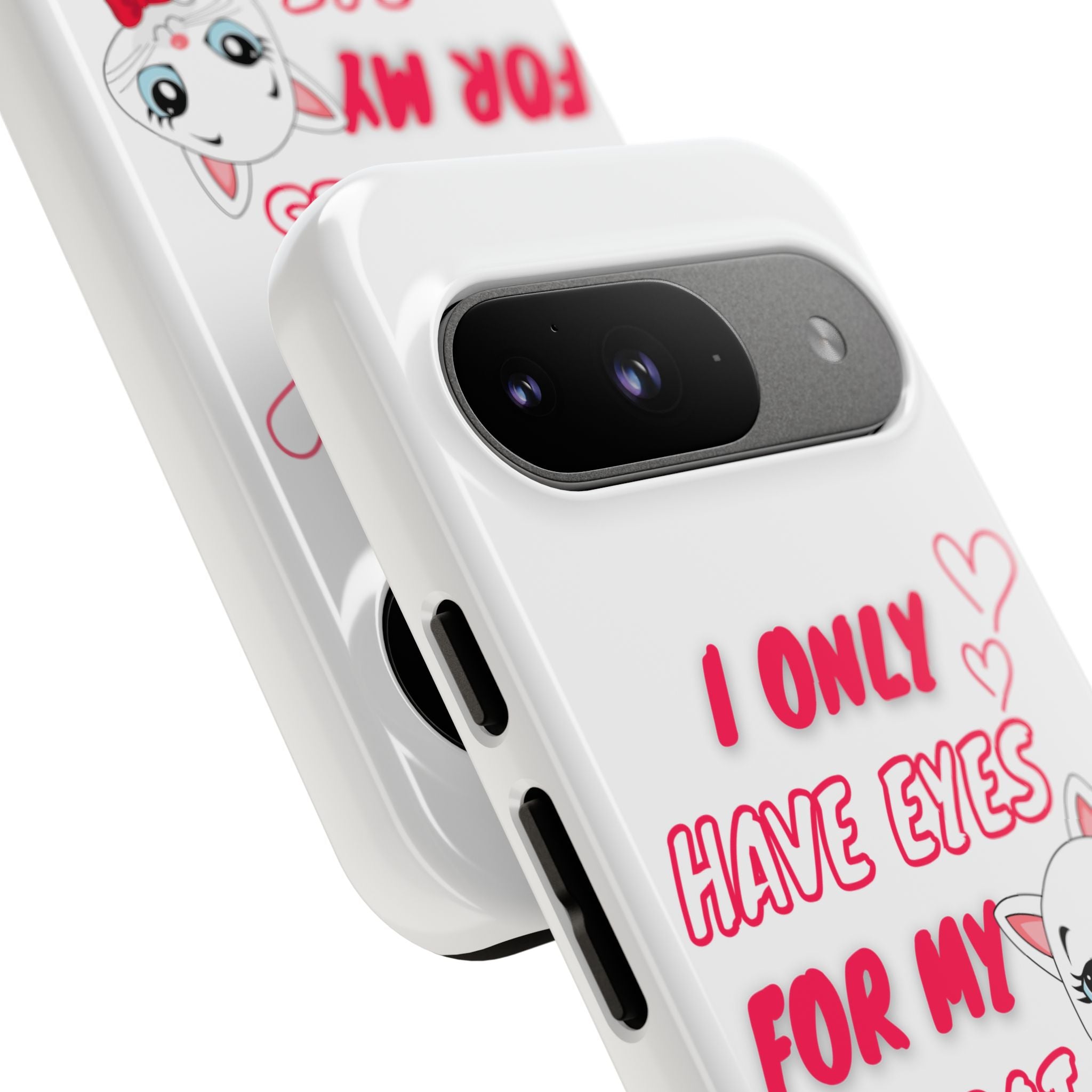 I Only Have Eyes For My Cat phone case | Cat Lover Phone Case