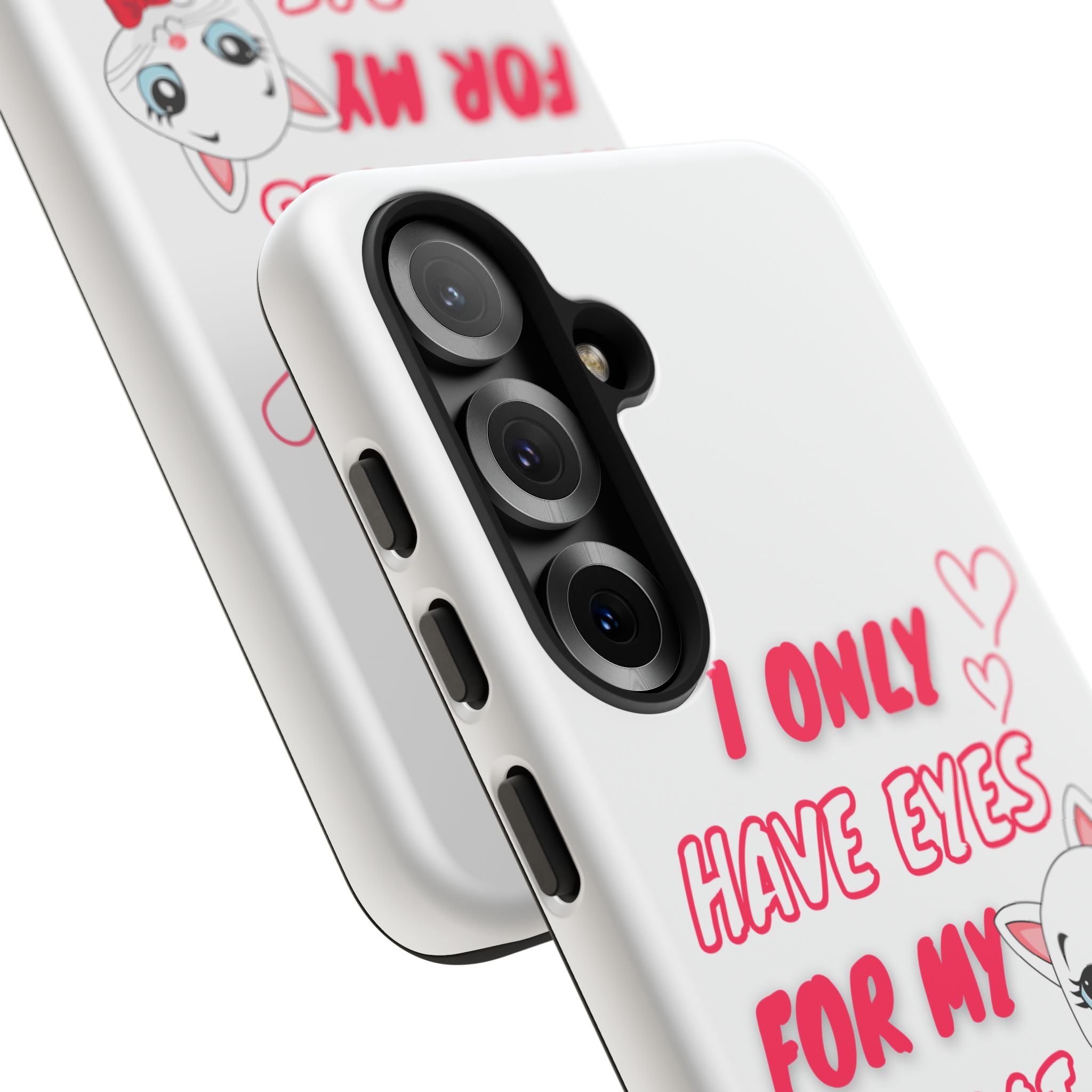 I Only Have Eyes For My Cat phone case | Cat Lover Phone Case