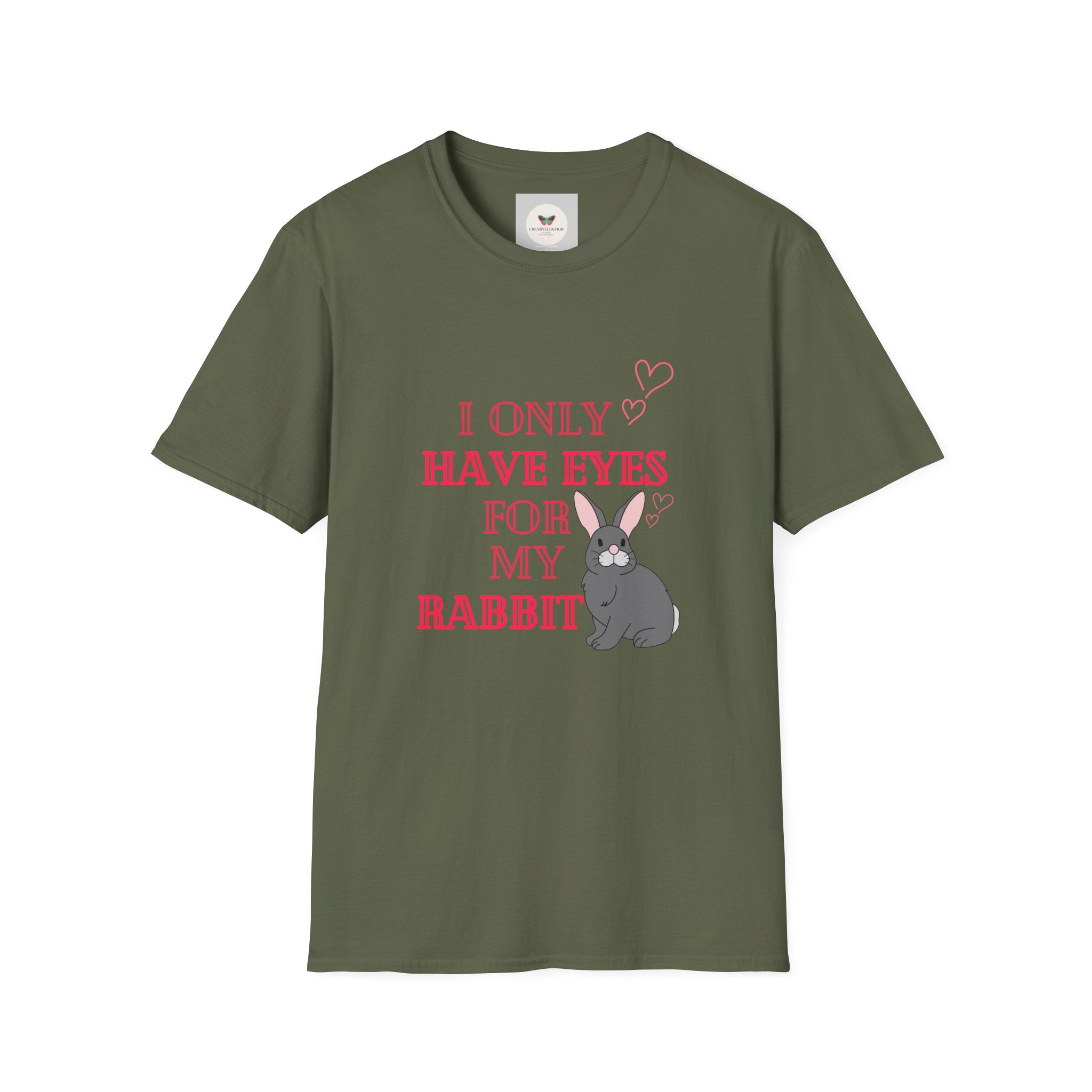 I Only Have Eyes For My Rabbit T-Shirt | Cute Bunny Graphic