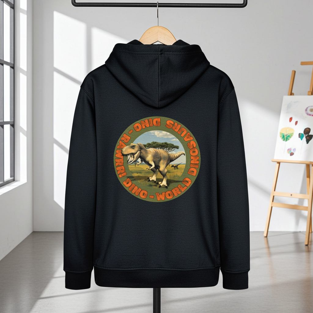 AWDis Kids Hoodie: Dino World Hoodie