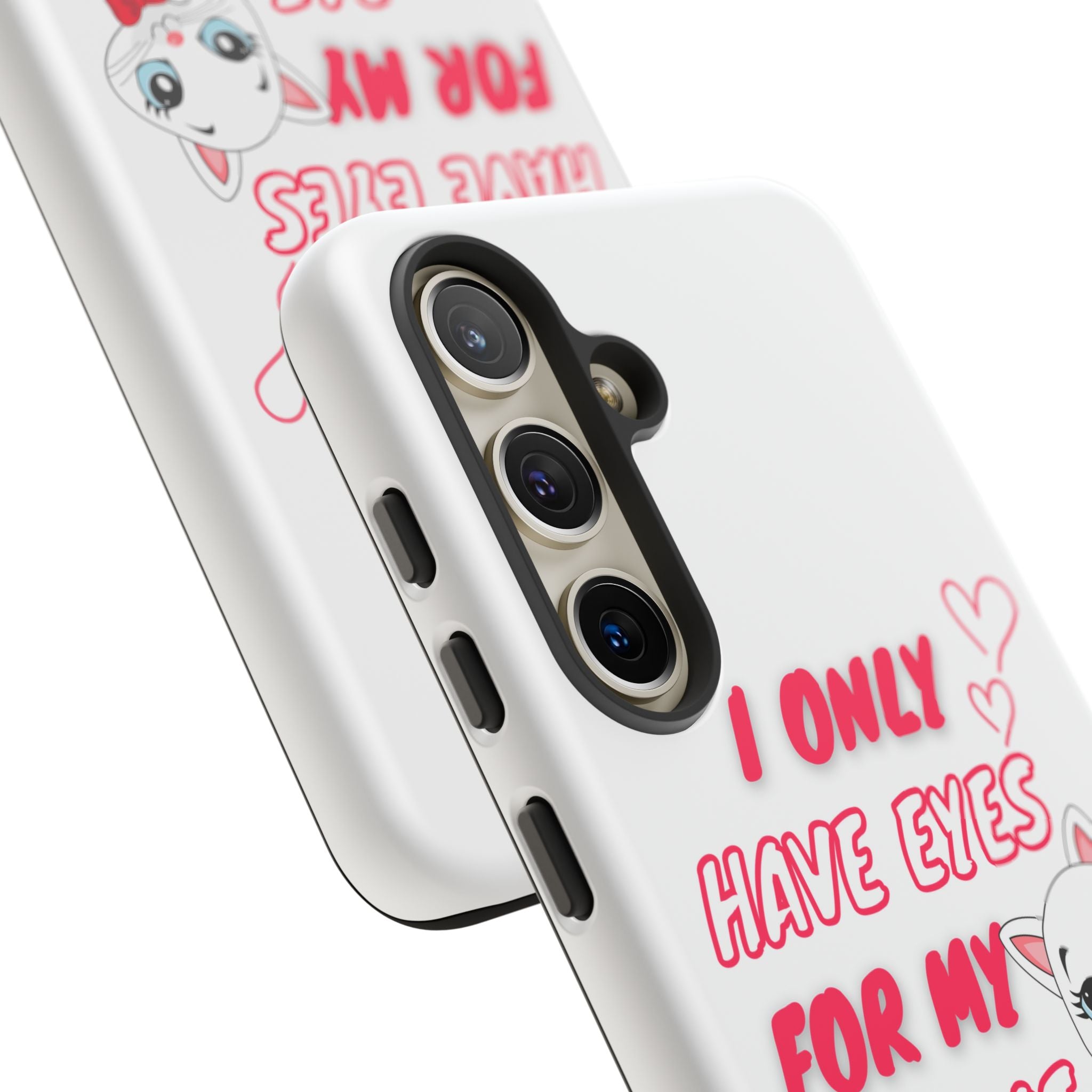 I Only Have Eyes For My Cat phone case | Cat Lover Phone Case