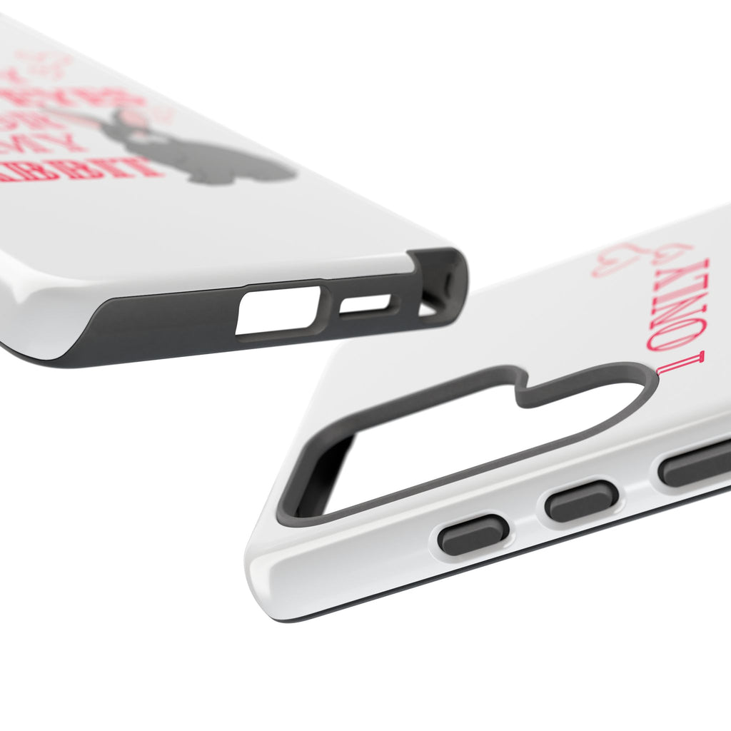 I Only Have Eyes For My Rabbit phone case | Bunny Design