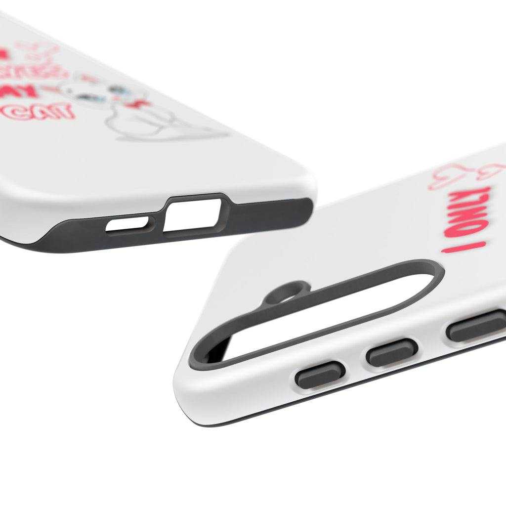 I Only Have Eyes For My Cat phone case | Cat Lover Phone Case