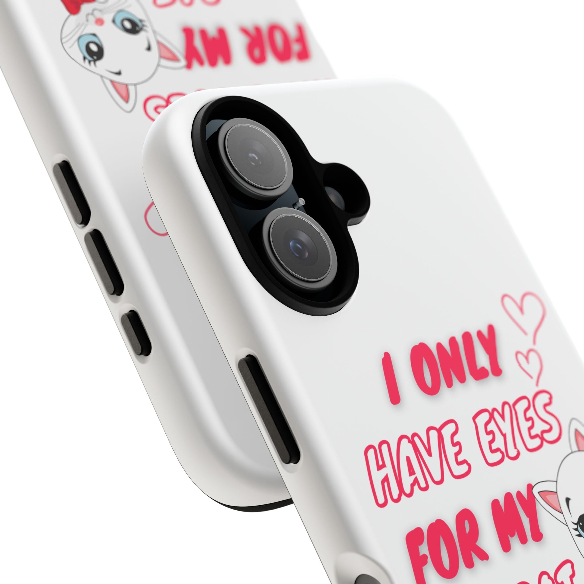 I Only Have Eyes For My Cat phone case | Cat Lover Phone Case