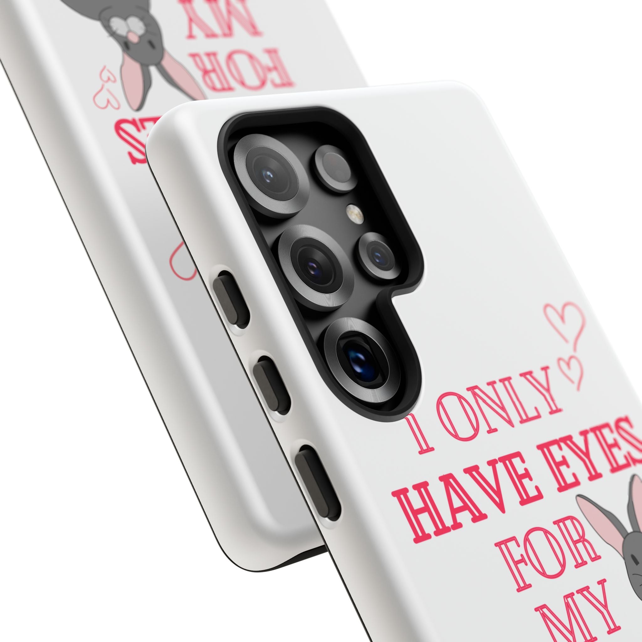 I Only Have Eyes For My Rabbit phone case | Bunny Design