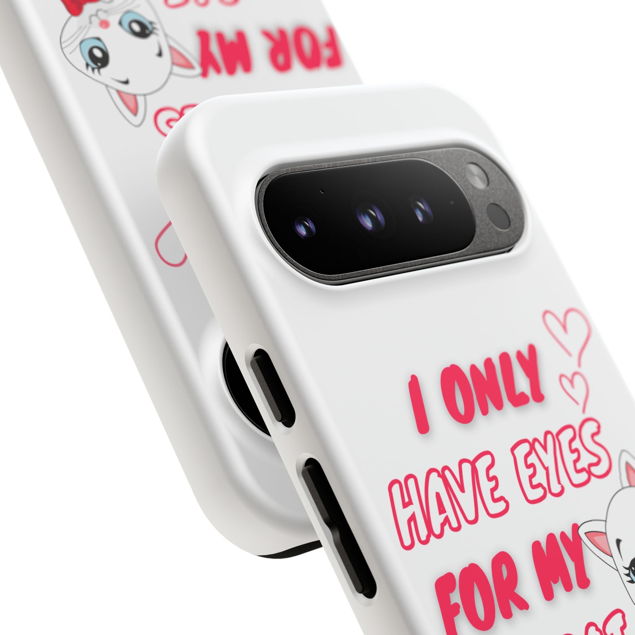 I Only Have Eyes For My Cat phone case | Cat Lover Phone Case