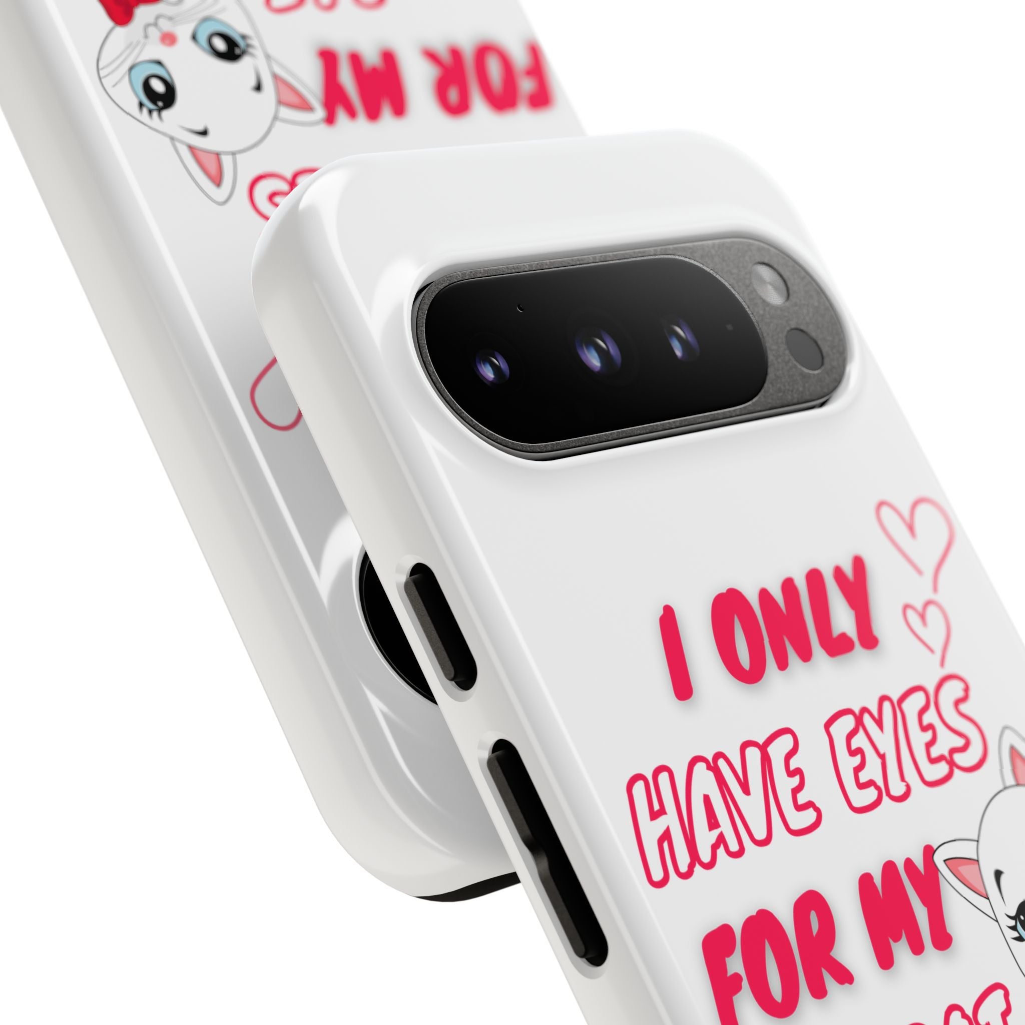 I Only Have Eyes For My Cat phone case | Cat Lover Phone Case