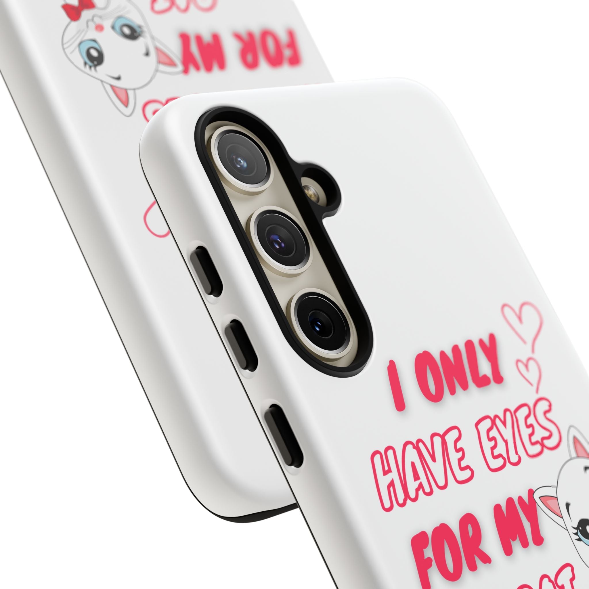 I Only Have Eyes For My Cat phone case | Cat Lover Phone Case