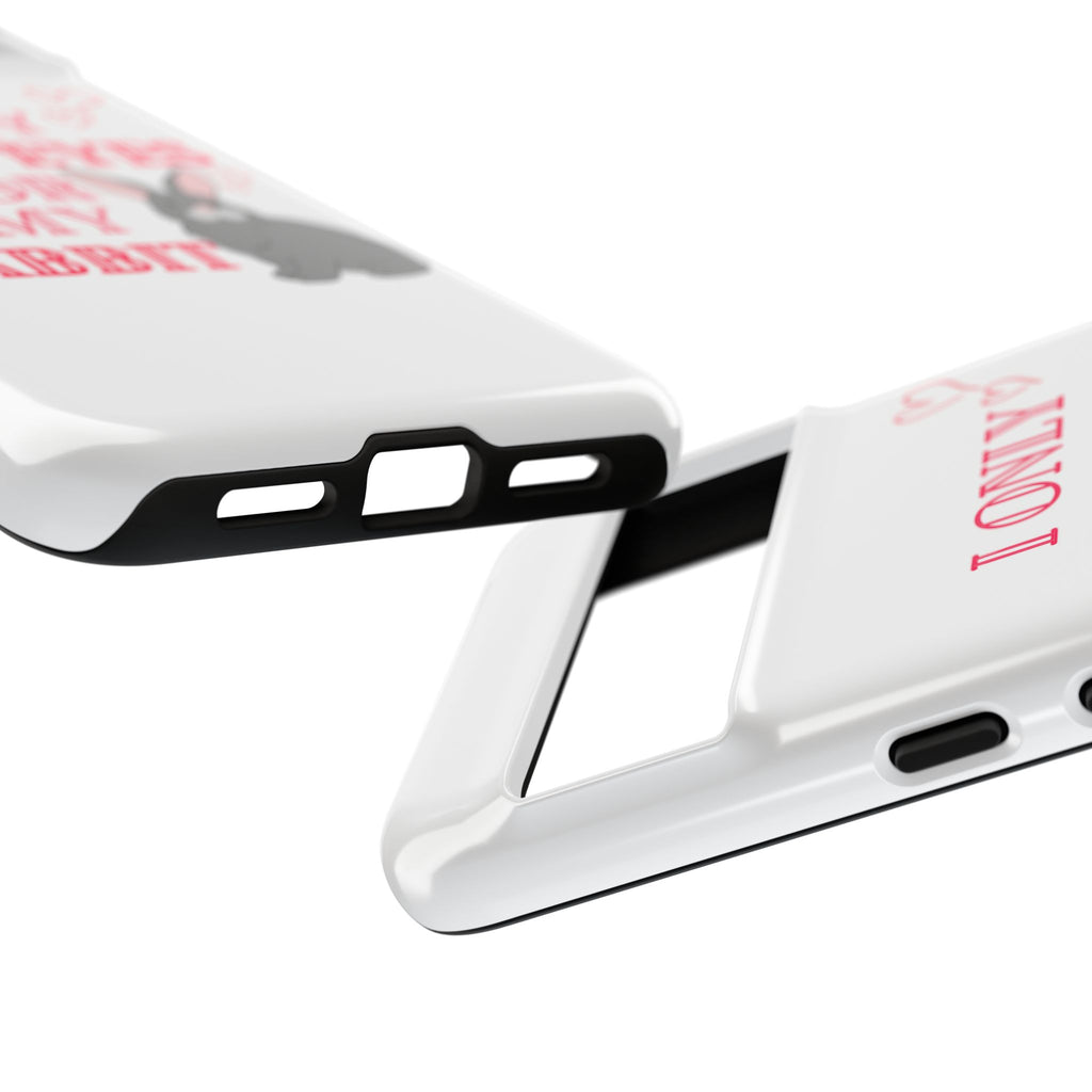 I Only Have Eyes For My Rabbit phone case | Bunny Design