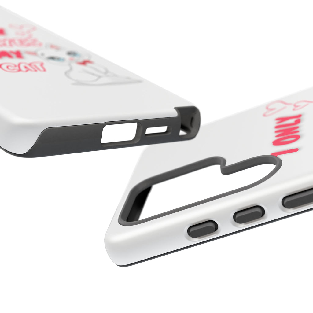 I Only Have Eyes For My Cat phone case | Cat Lover Phone Case