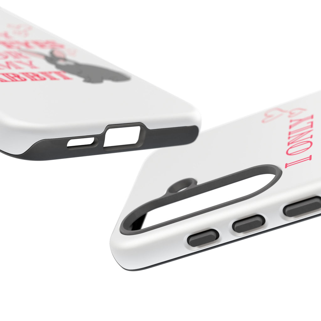 I Only Have Eyes For My Rabbit phone case | Bunny Design