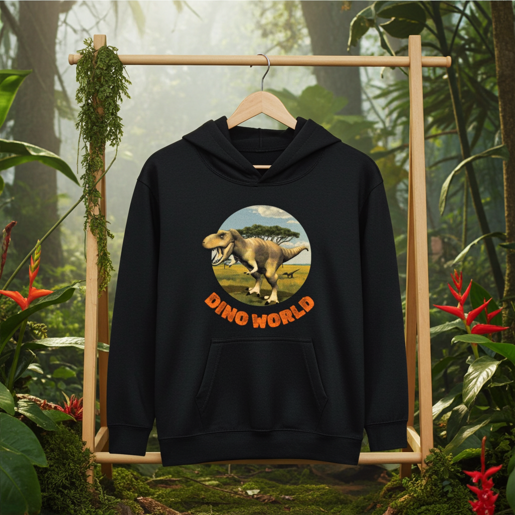AWDis Kids Hoodie: Dino World Hoodie