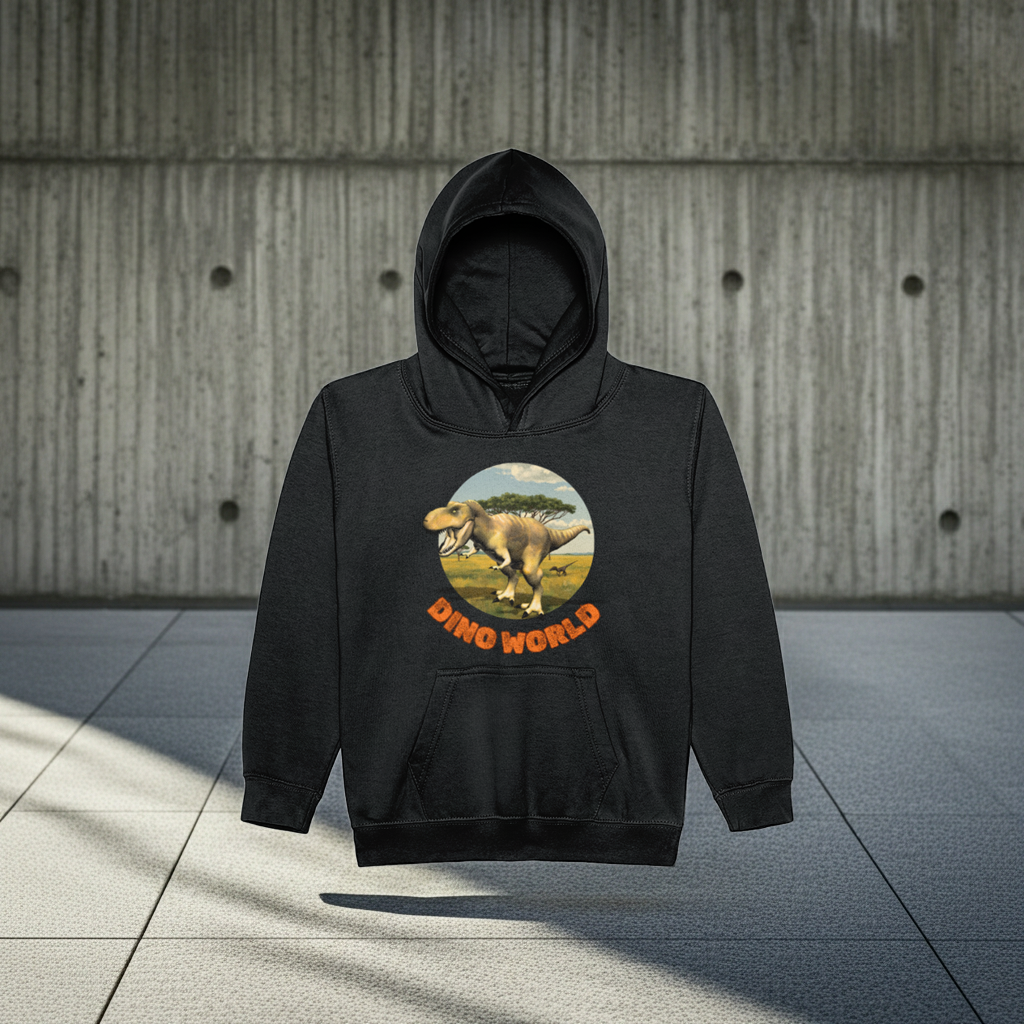 AWDis Kids Hoodie: Dino World Hoodie