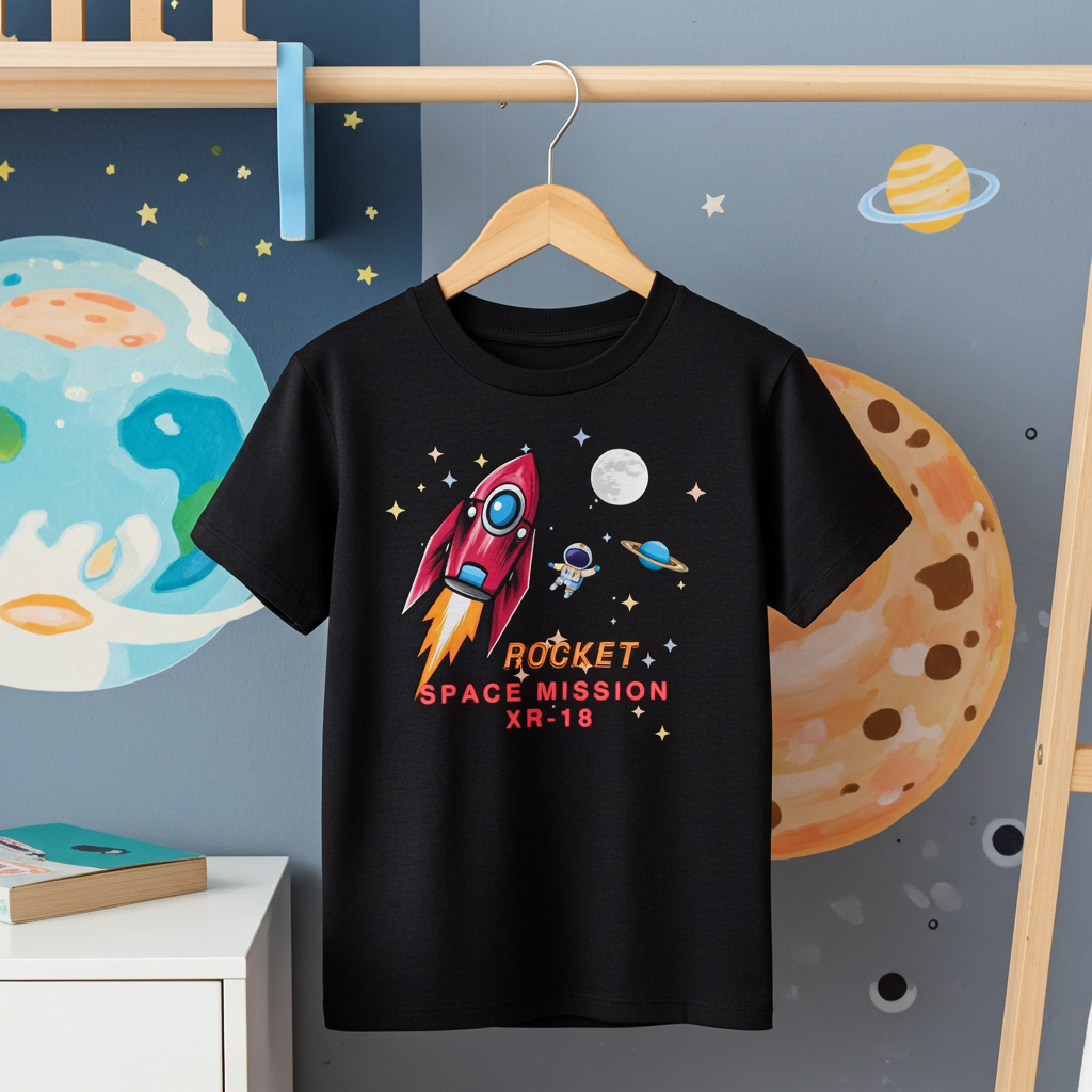 Stanley/Stella Mini Creator 2.0 Space Mission XR-18 boys T shirt