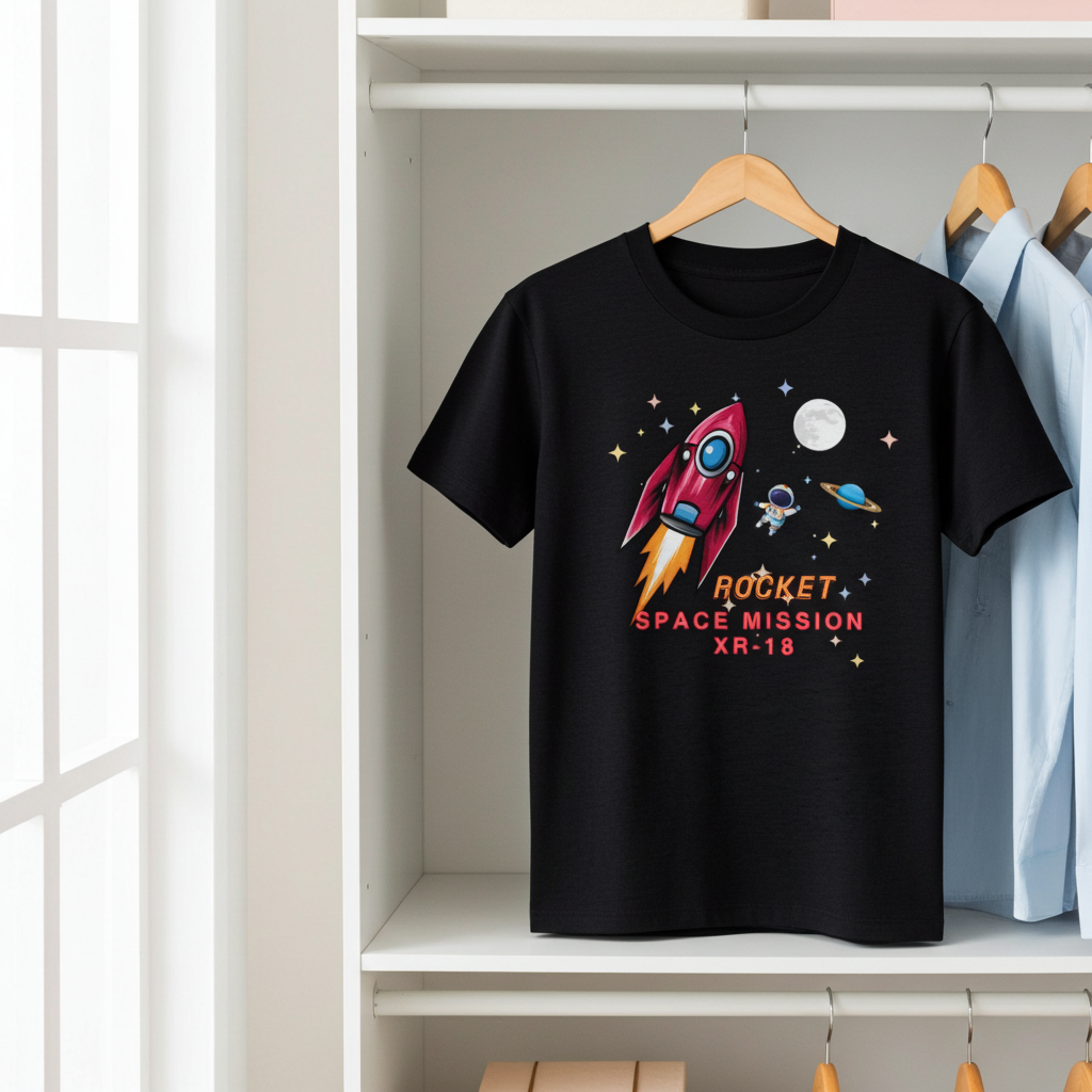 Stanley/Stella Mini Creator 2.0 Space Mission XR-18 boys T shirt