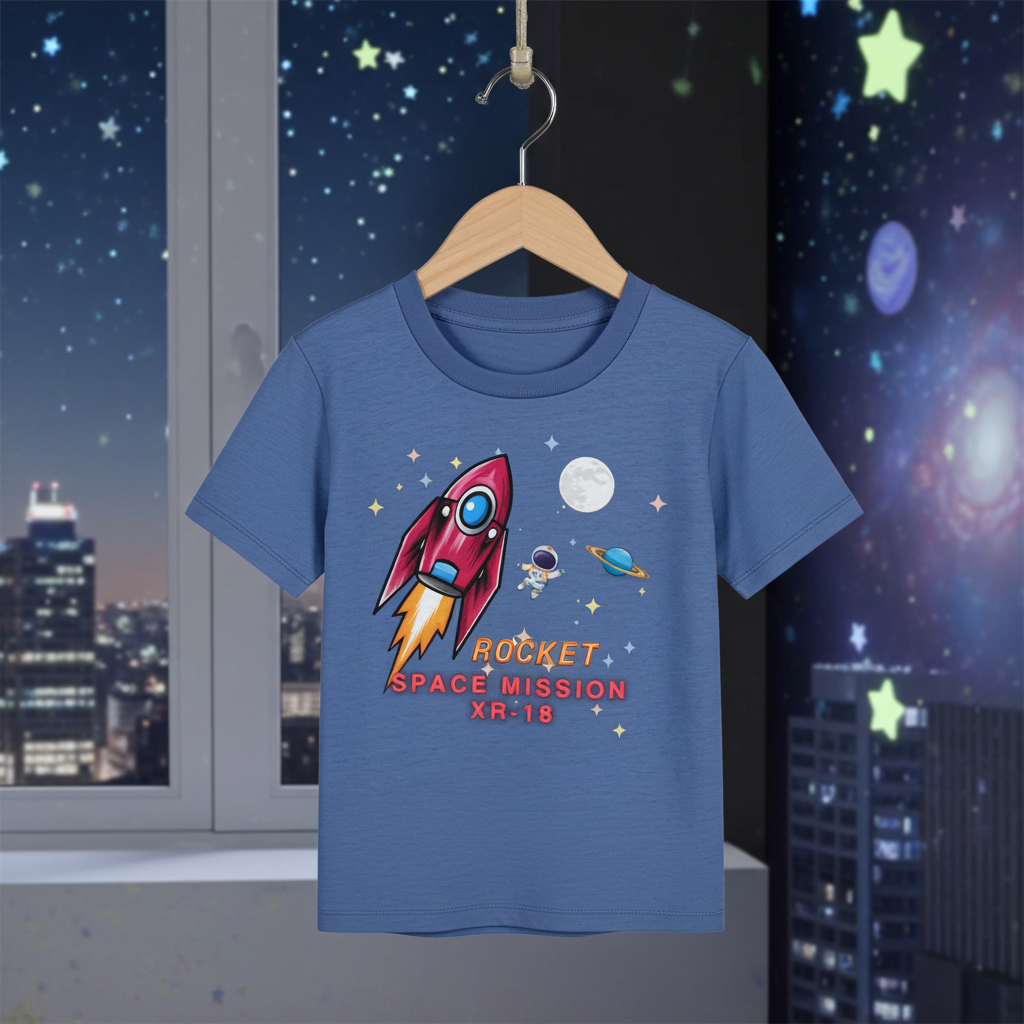 Stanley/Stella Mini Creator 2.0 Space Mission XR-18 boys T shirt